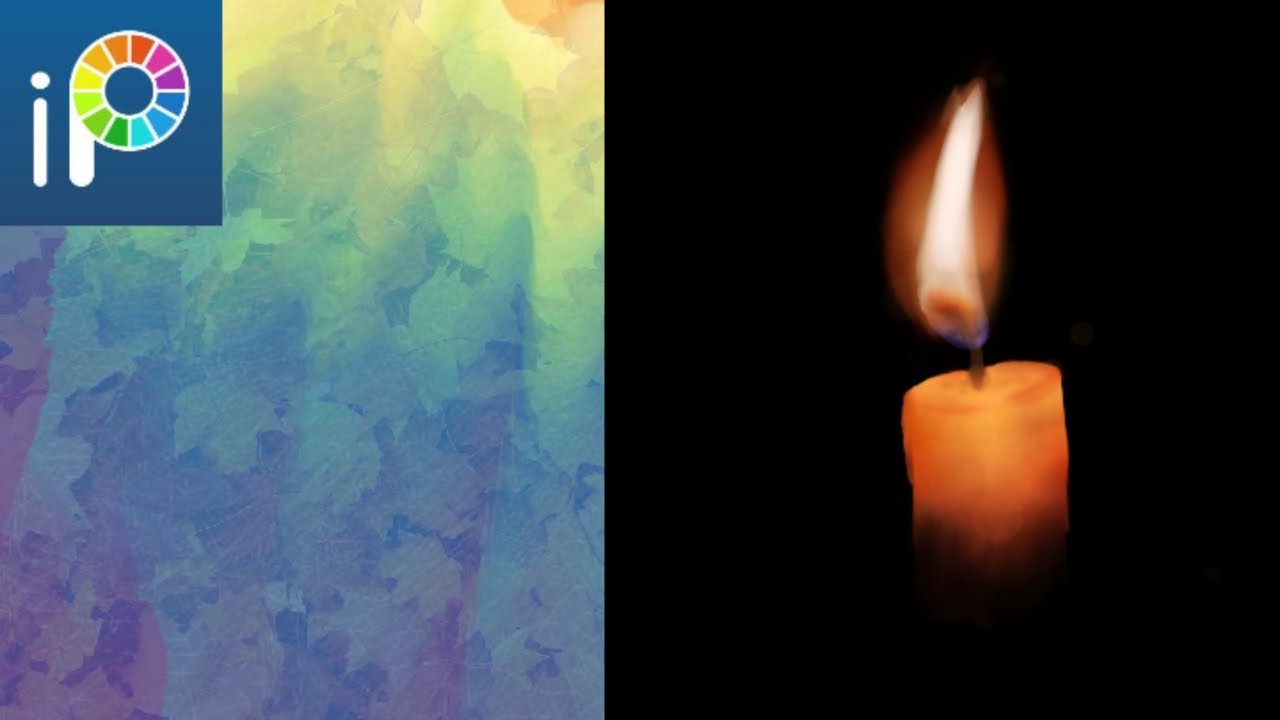 Digital Painting A Candle | IbispaintX