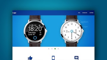 Landing Page with Materialize Framework (2/3)