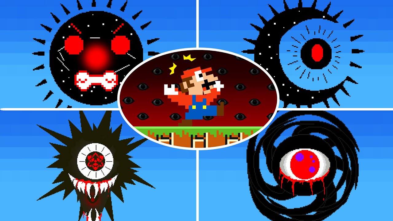Extreme Madness! Mario vs Mr.Sun OC - Custom Boss HARDER (All Phases) | GM Animation
