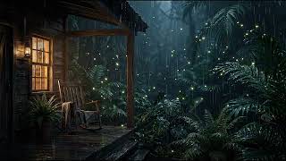 The Secret Room in the Woods 🪵 Cozy Magical Piano & Fireflies Ambience (1 Hour)