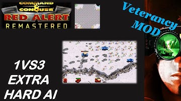 /Command & Conquer Red Alert Remastered/ (Skirmish) 1VS3 EXTRA HARD AI  I 4-FrozenBattleArena I