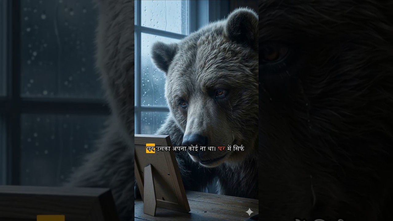 Bhalu Carpenter & Ek Choti Si Kitten 🐻🐱 | Emotional Short Story That Will Touch Your Heart 💔❤️