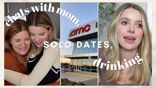 VLOG - Solo Date Night, Why I Don't Drink, Funny Chats/Cooking with Mom