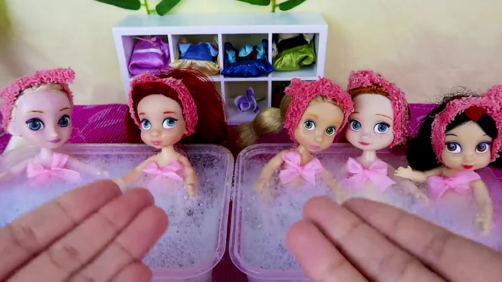 DIA DE SPA CON RAPUNZEL, BLANCA, ELSA ANNA Y LA SI...