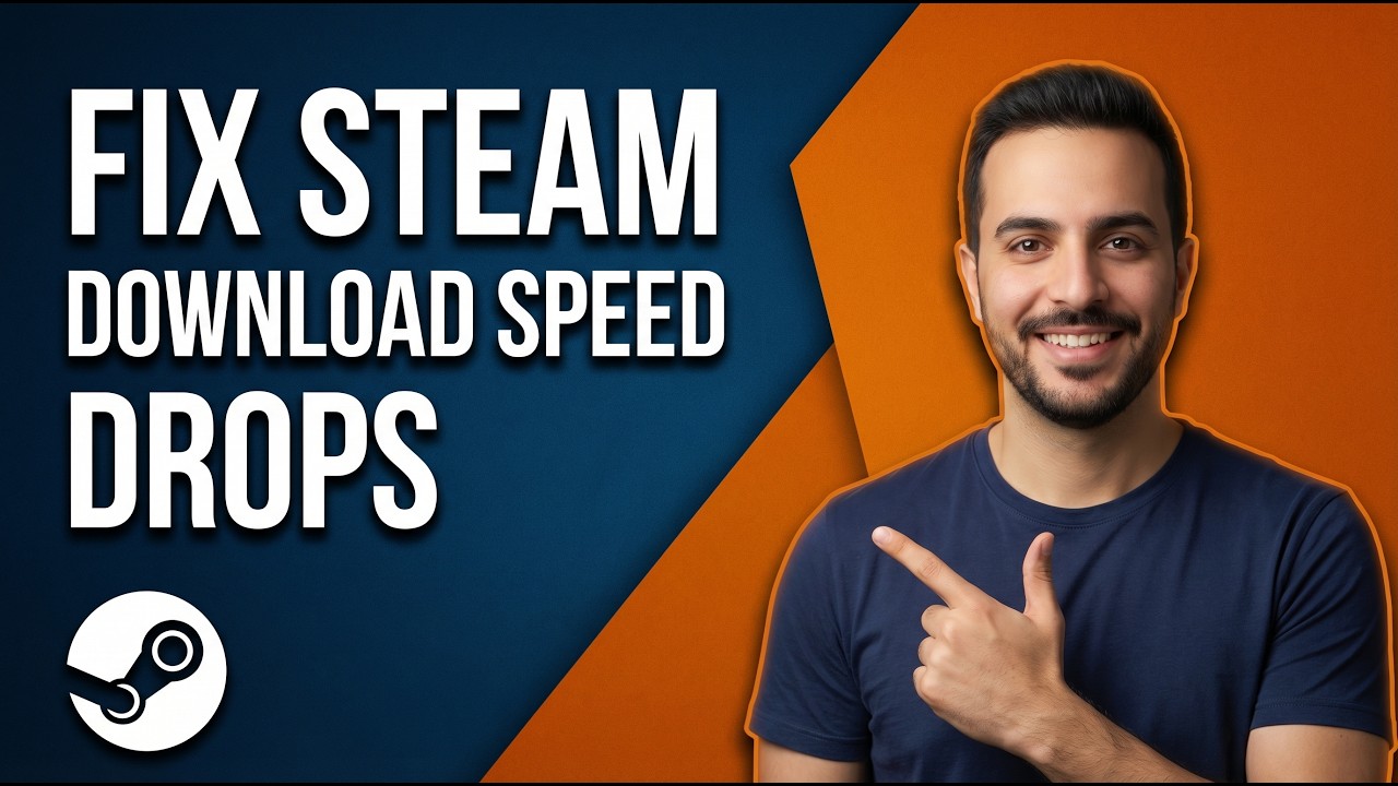 How To Fix Steam Download Speed Drops (Easy Guide) - YouTube