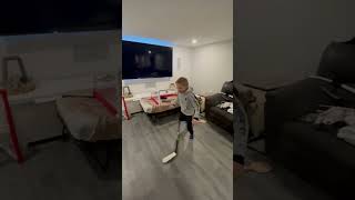 Boy Pulls Loose Tooth Using a Ball