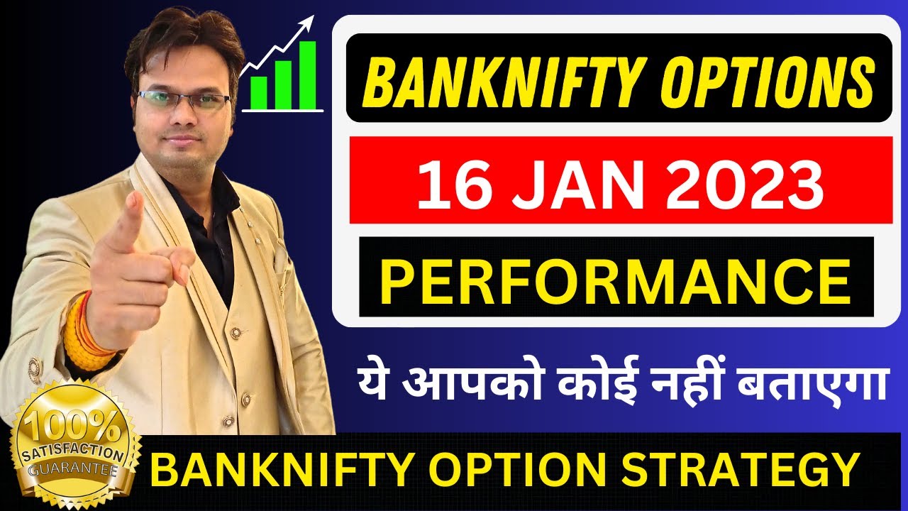 16 JAN 2024 | Banknifty option intraday trading Performance | Best option trading software