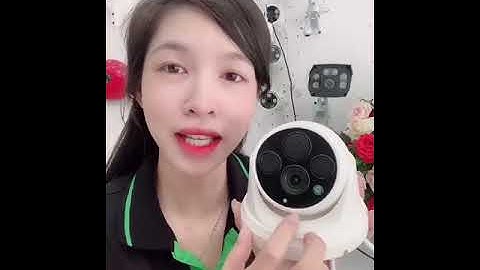 Camera IP PRC-190IPW 2 0 Dome - Wifi- thẻ nhớ - phát hiện người tự động bật cảnh báo