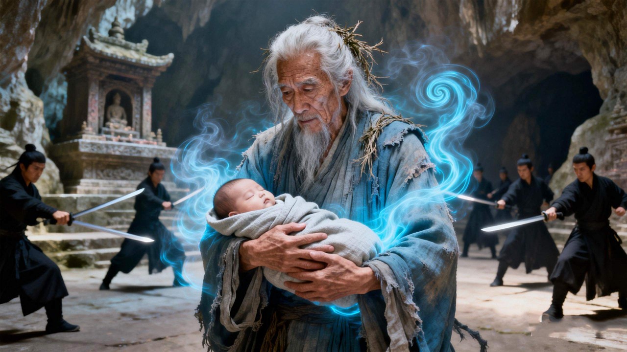 【爆燃武侠电影】竹篮中的弃婴被隐世高人救下，10年练成武林宗师，横扫天下！#chinesedrama#movie #film  #仙侠#2026