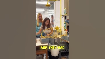 Students Build Spaghetti Bridge