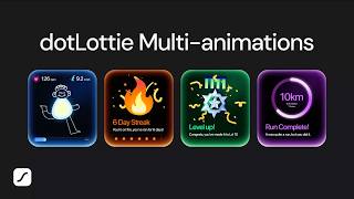 Multi-animations now on Lottie Creator