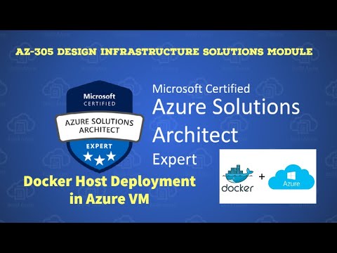 9. AZ-305 - Design Infrastructure Solutions- Hands-On Lab - How to configure Docker Host in Azure VM