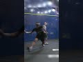 Fantastic rally 🤩 Putting on a show in Grand central 🗽 #squash #newyork