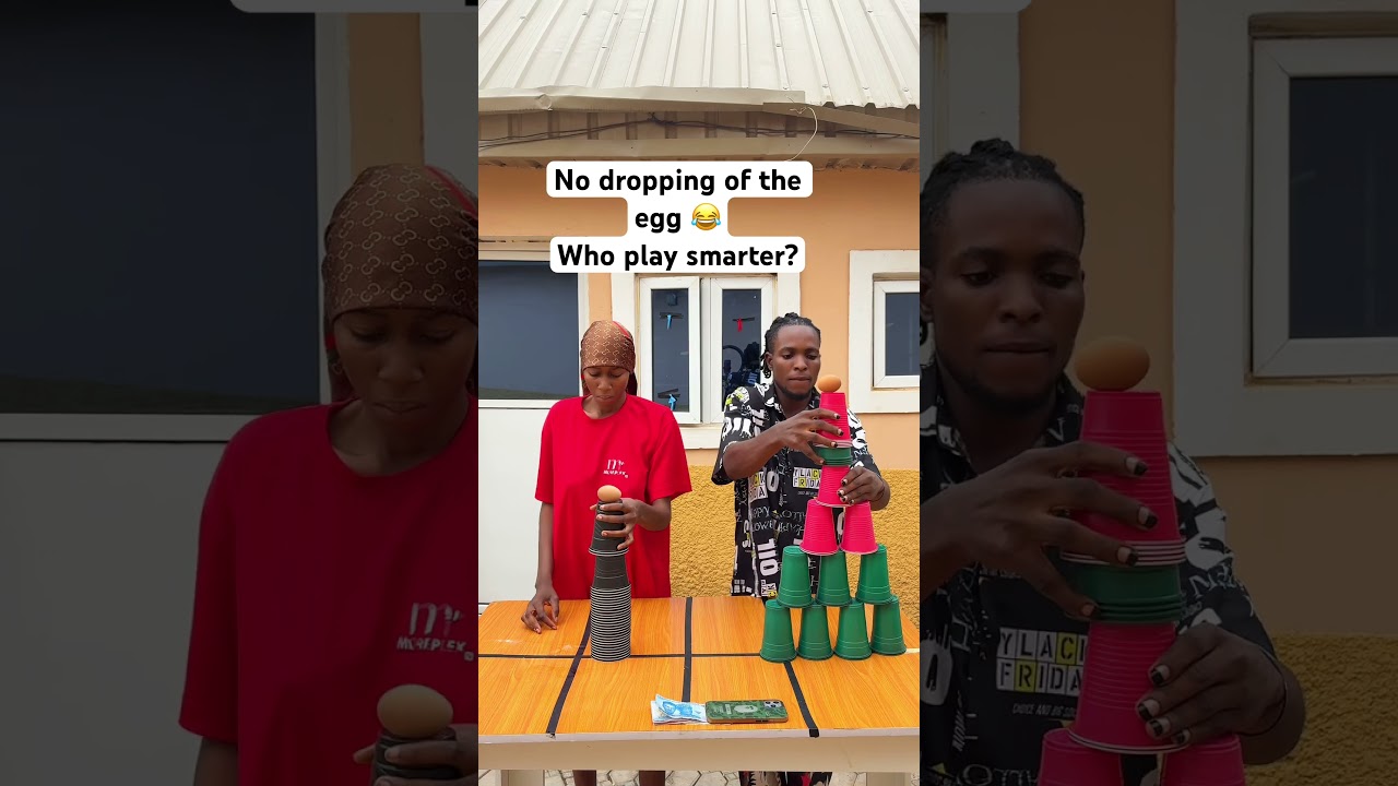 No dropping of the egg 😂 