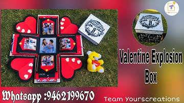 DIY Gifts || Valentine Explosion Box || By Bhumi Shah
