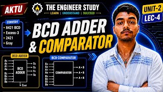  BCD Adder & Comparator | Unit-2 Lec-4 | DSD | AKTU #theengineerstudy 