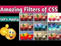 CSS Filters on Images [2020] | Types of Filters in CSS | CSS stunning Filter Effects
