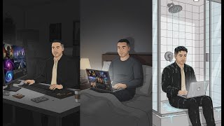 Life of an AI Bro | Adult Animation Created by Nano Banana and Veo 3
