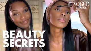 Ronisia shares her perfect beauty routine for a night out with friends | Vogue France