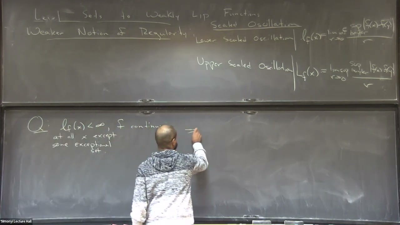 Level Sets of Weakly Lipschitz Functions - Bobby Wilson