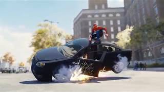 Spider-Man (PS4 Pro) - Web swinging and combat gameplay