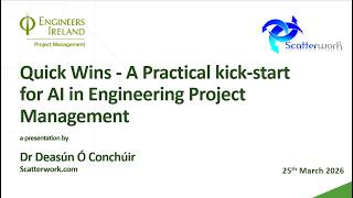 Quick Wins - A Practical kick-start for AI in Engineering Project Management