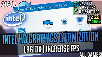 🔧How to Optimize Intel HD Graphics for Gaming and Performance in 2020 | Full Optimization Guide!