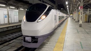 【MH有り!】E657系K6編成がミュージックホーンを鳴らして特急ときわ77号として上野駅を発車するシーン!(2021.9.1)