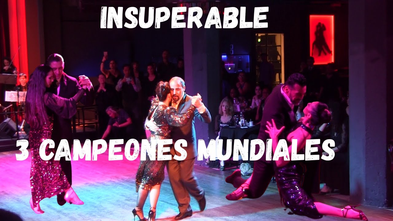 El tango más apasionante que verás hoy: 3 campeones del mundo
