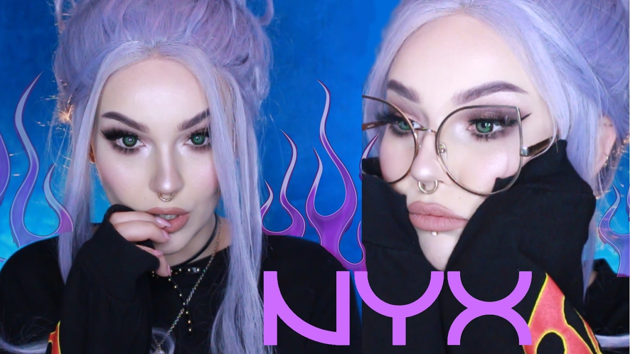full face of NYX take two/smokey purples