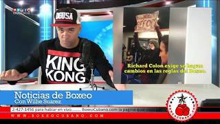 Protesta en el pesaje de Terrel Williams vs Gomez
