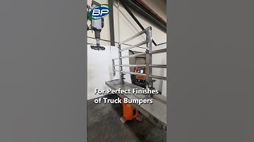 Perfect finished bumper! ✨✨ #automationengineering #buffing #polishing #robotics