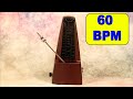 60 bpm per minute 1 hour mechanical metronome