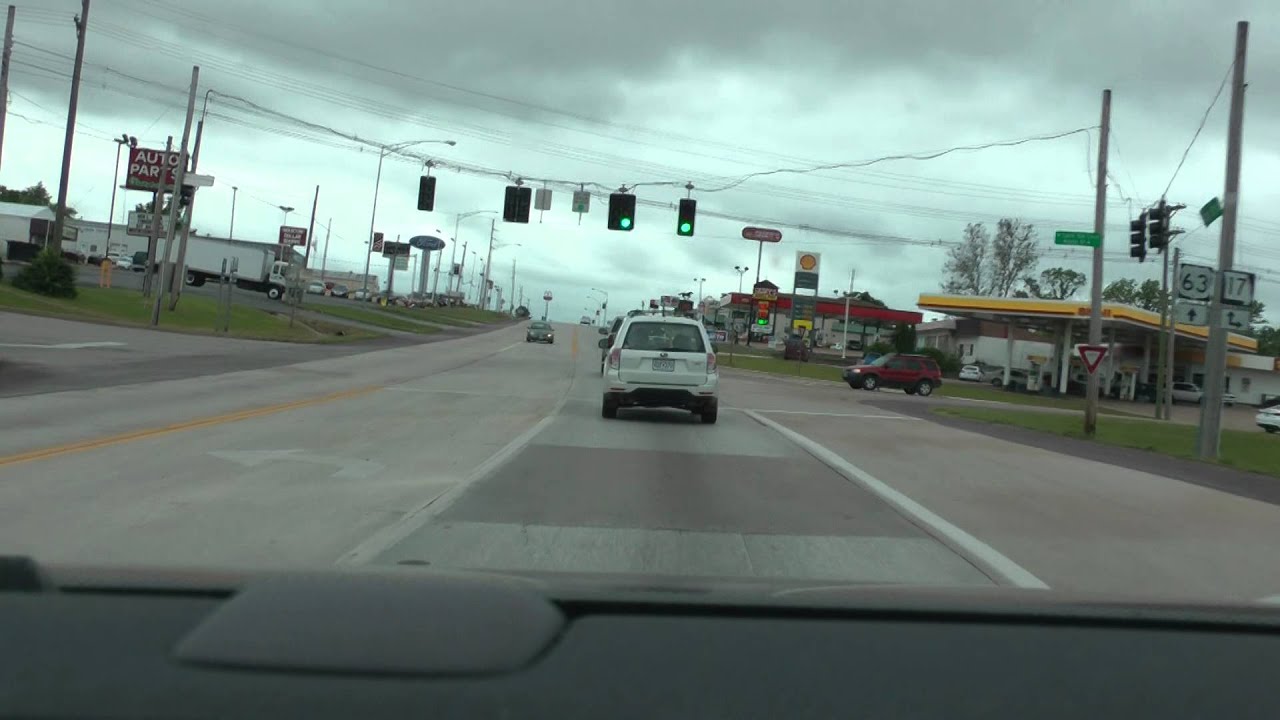 driving through Houston, Missouri on U.S. 63 south June 2013 - YouTube