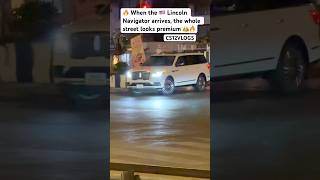 When the LincolnNavigator arrives the whole street looks premium in Mumbai #Shorts#India#car#lincoln