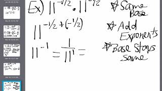 Math Tutorial: Multiply with Rational Exponents (IXL M2)