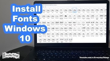 How to Install Fonts on Windows 10 (Quick & Easy)