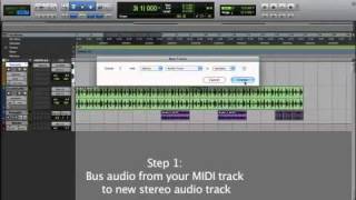 Putting an Arpeggiator into a Groove ProTools 8 Tutorial