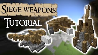 Minecraft Tutorial: How to build medieval siege weapons