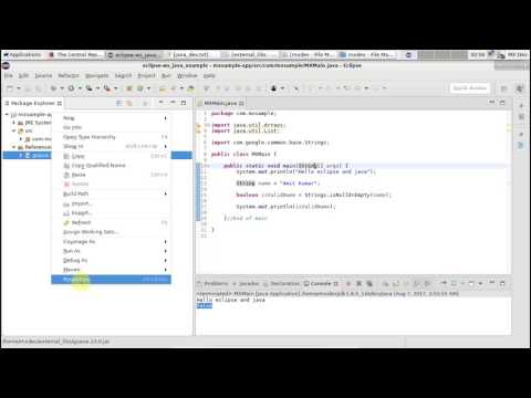 Java development - Adding an external jar, javadoc and sources to your project in eclipse