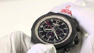 Breitling for Bentley Midnight Carbon Luxury Watch Review