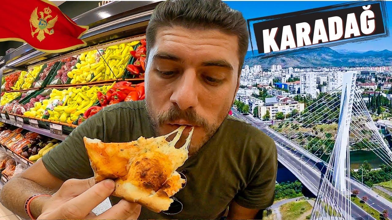 Karadağ Podgorica'da İlk Günüm!(Asgari Ücret, Market, Yaşam)-185 🇲🇪