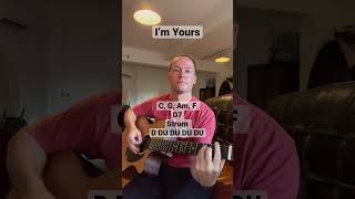How to play I’m yours by #jasonmraz #guitartutorial