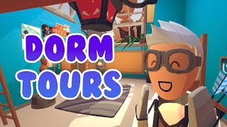 Touring AMAZING Dorms In Rec Room