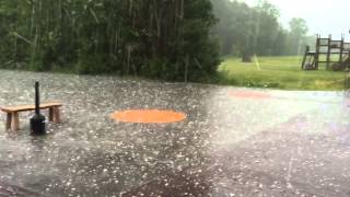 Hail in Little Suamico