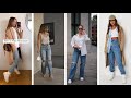 HOW TO STYLE MOM JEANS - 37 OUTFITS
