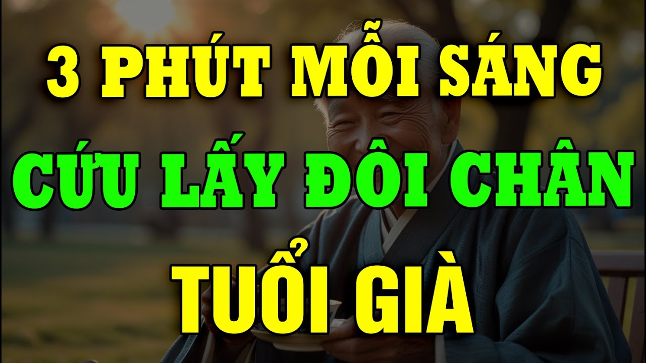 Chỉ 3 Phút Mỗi Sáng Giữ Đôi Chân Vững Vàng Cả Đời!