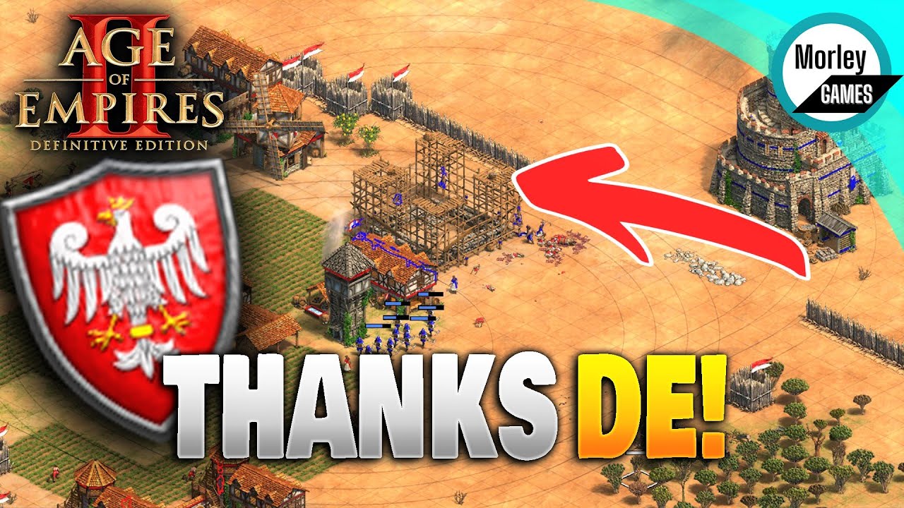 The ULTIMATE Thanks DE Moment! - AOE2 Poles Strat