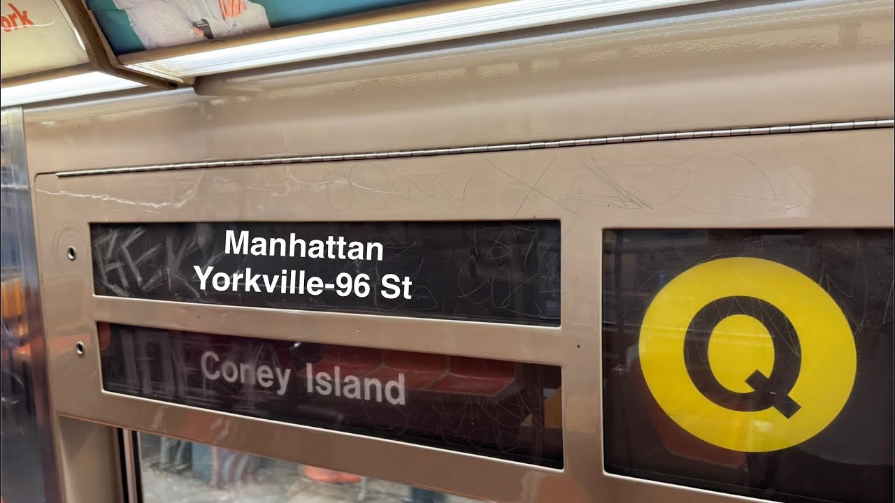 BMT Broadway Express: R68A (Q) Train [Coney Island-Stillwell Av to Yorkville-96 St #2]