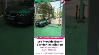 “Control Entry. Ensure Security.”Upgrade your premises with Automatic Boom Barrier Solutions